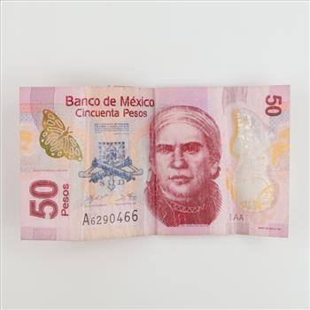 50 Mexican Pesos