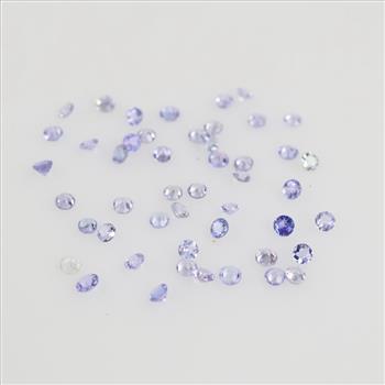 50 RBC Loose Tanzanite Stones
