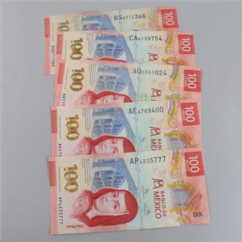 500 Mexican Pesos, Foreign Currency