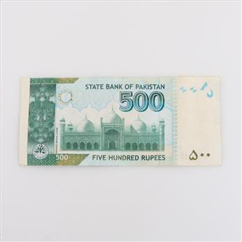500 Pakistani Rupee