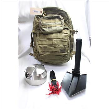 5.11 Tactical Backpack With Camping Gear