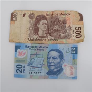 520 Mexican Pesos