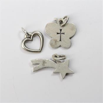 5.48g Silver Jewelry, 3 Pieces- James Avery Charms