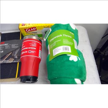 5-Gallon Mixing Container, Premium Torch, Playing Cards, Blanket, And More, 11 Pieces