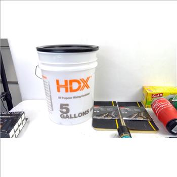 5-Gallon Mixing Container, Premium Torch, Playing Cards, Blanket, And More, 11 Pieces