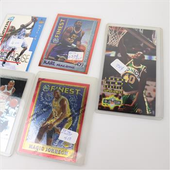 6 Basketball Trading Cards