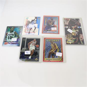 6 Basketball Trading Cards