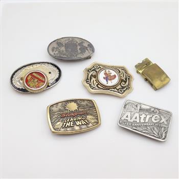 6 Belt Buckles