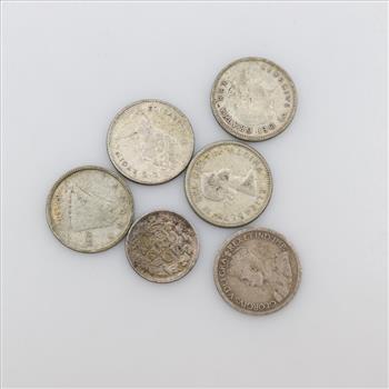 6 Foreign Coins