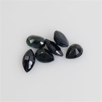 6 Loose Sapphire Gemstones