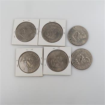 6 US Eisenhower Dollars