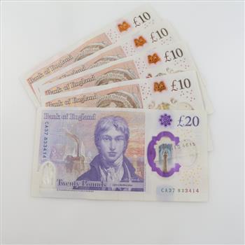 60 British Pounds Sterling