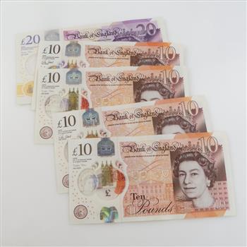 60 British Pounds Sterling