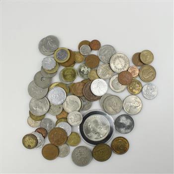 60+ Foreign Coins And Token