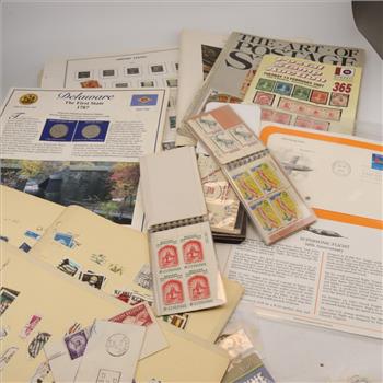 600+ Stamps, US Coins, And Stamp Collecting Books