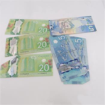 65 Canadian Dollars