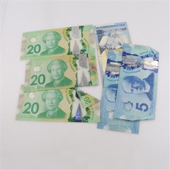 65 Canadian Dollars