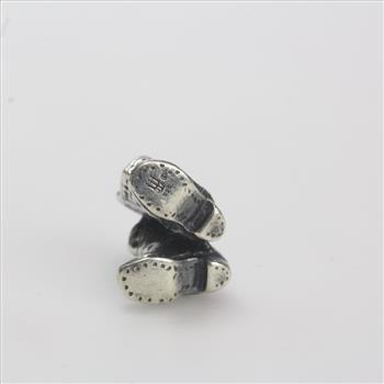 6.56g Silver James Avery Cowboy Boots Charm