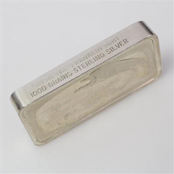 65.78g Franklin Mint Silver Ingot