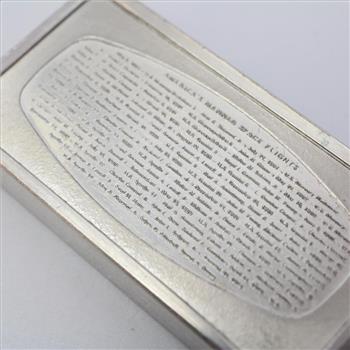 65.78g Franklin Mint Silver Ingot