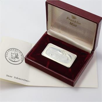 65.78g Franklin Mint Silver Ingot