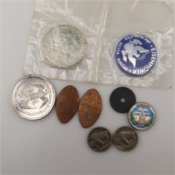 7 US Coins And Tokens