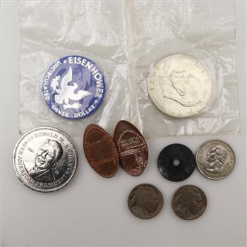 7 US Coins And Tokens