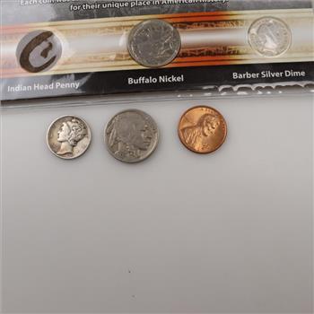 7 US Coins Includes 2 Silver Coins