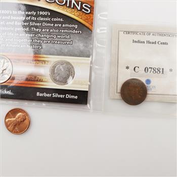 7 US Coins Includes 2 Silver Coins