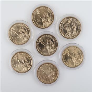 7 US Presidential Dollars