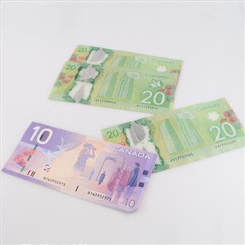 70 Canadian Dollars