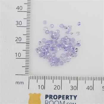 70+ Tanzanite Round Brilliant Cut Loose Stones