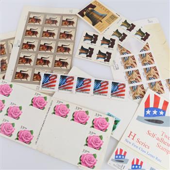 70+ US Stamps, Includes Forever Stamps