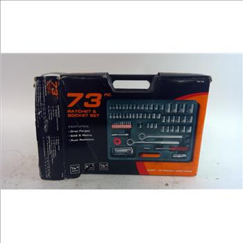 73 Piece Ratchet & Socket Set