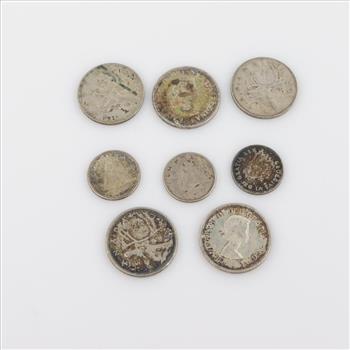 8 Canadian Coins