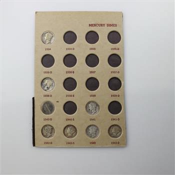 8 Mercury Silver Dimes