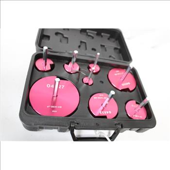 8 Pieces Plastic Pipe Fitting Reamer Fit Into 1/2" & 3/8" Drill