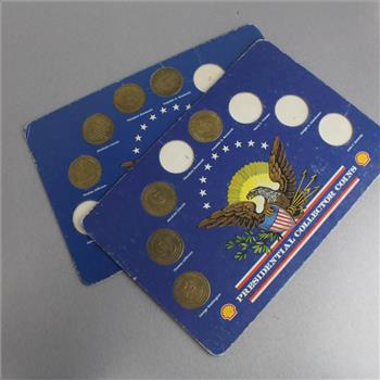 8 Shell Presidential Collector Coins In Holders
