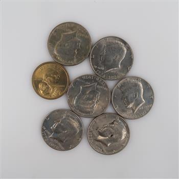 8 US Coins