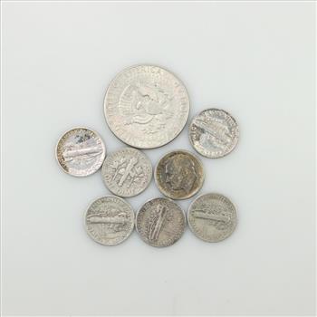 8 US Silver Coins