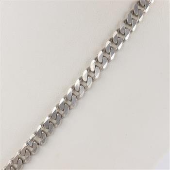 .800 - .900 Silver Cuban Chain Necklace
