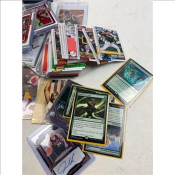 800+ Assorted Sports And Magic The Gathering Trading Cards