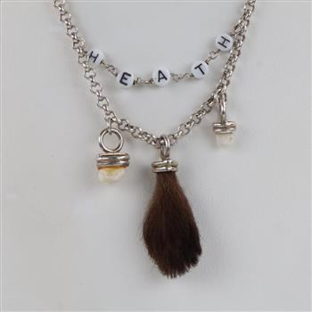 .800 Silver Charm Necklace