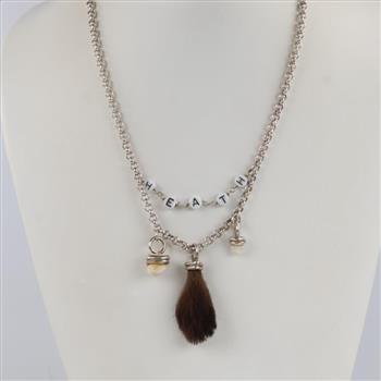 .800 Silver Charm Necklace