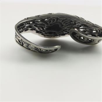 .800 Silver Cuff Bracelet