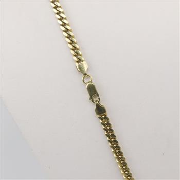 .800 Silver Curb Chain Necklace