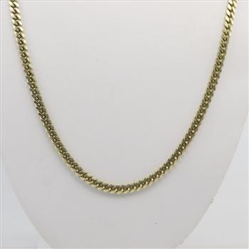 .800 Silver Curb Chain Necklace