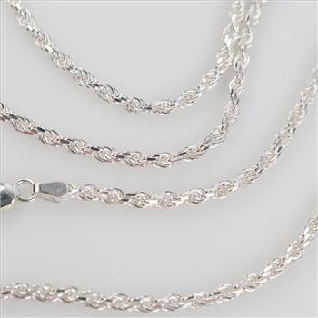 .800-.900 Silver Jewelry, 2 Pieces