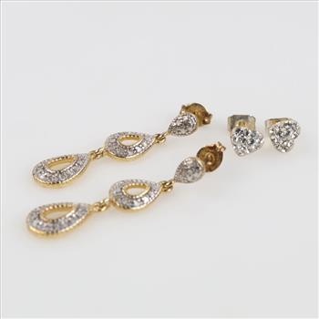 .800-.900 Silver Jewelry, 4 Pieces