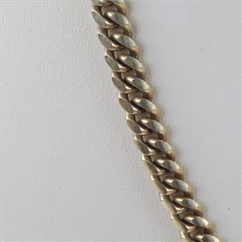 .830 Silver Curb Chain Necklace